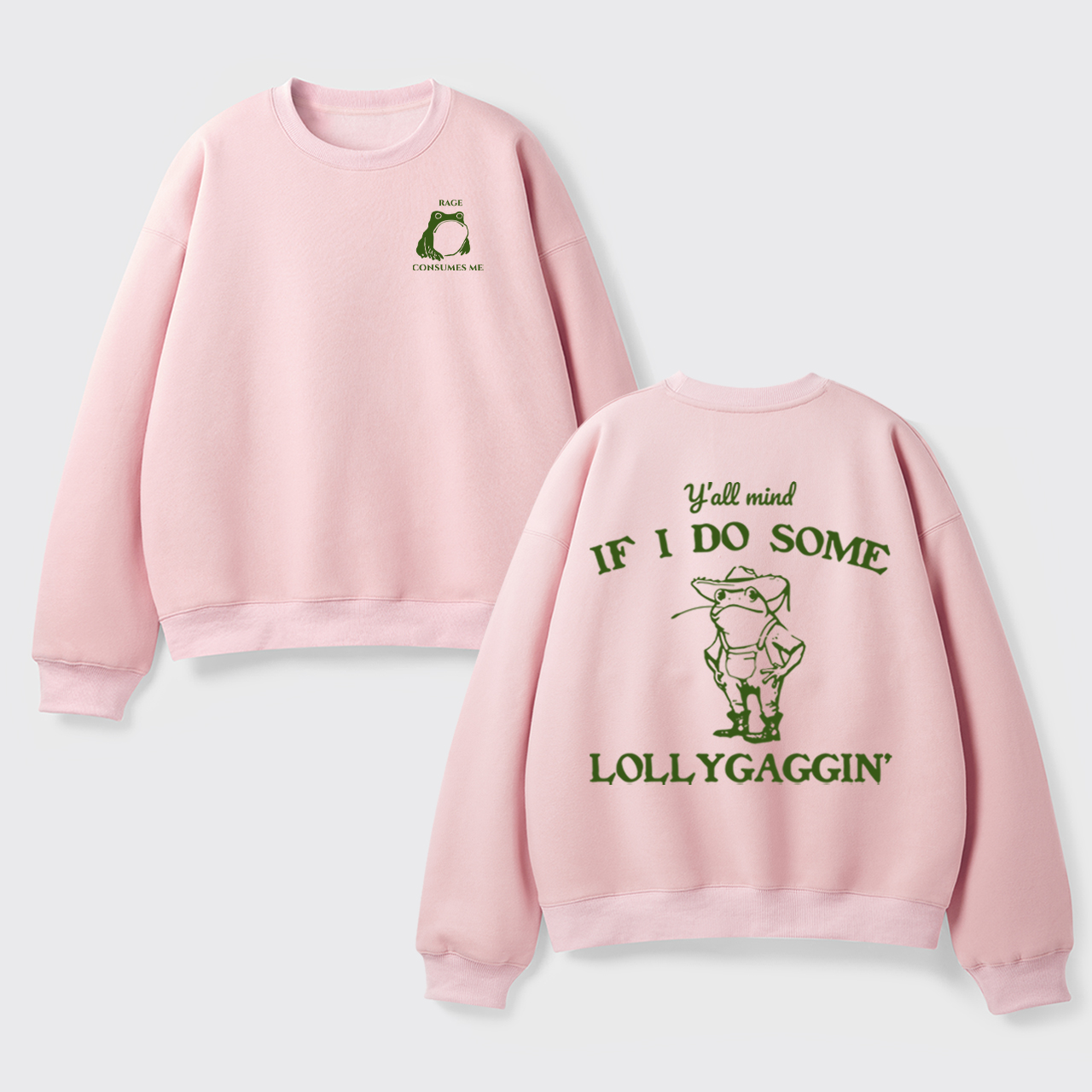 Rage Consumes Me Fleece Sweatshirt