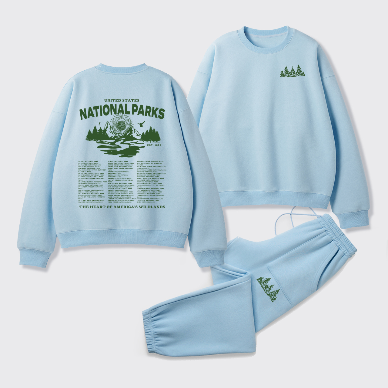 Protect Our National Parks Fleece Sweatshirt Set