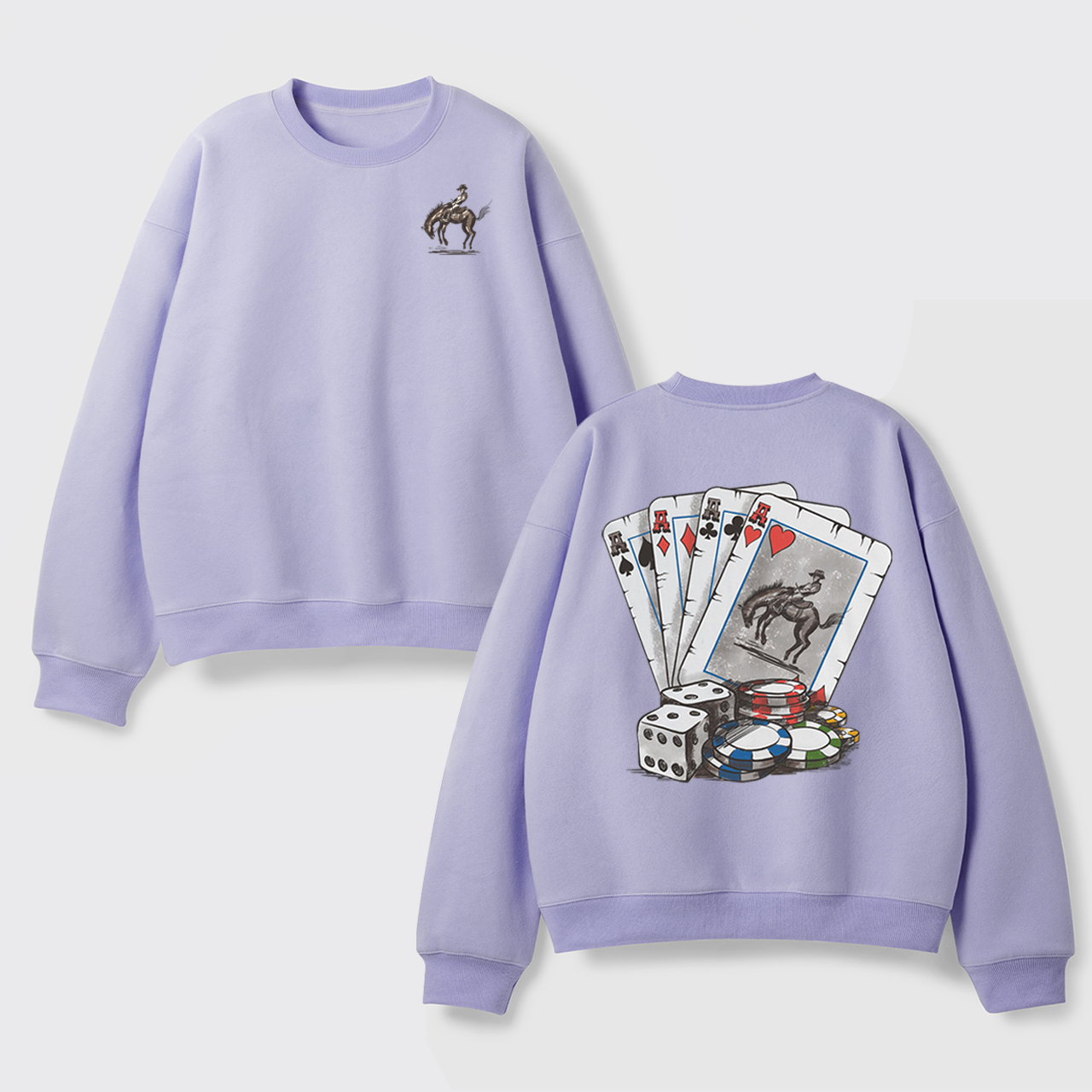 Cowboybay Knight On Horseback Fleece Sweatshirt