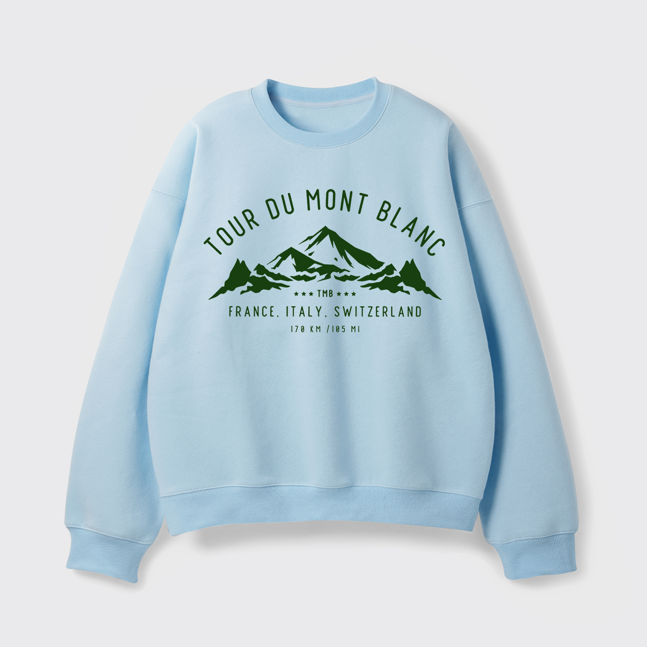 Tour Du Mont Blanc Fleece Sweatshirt