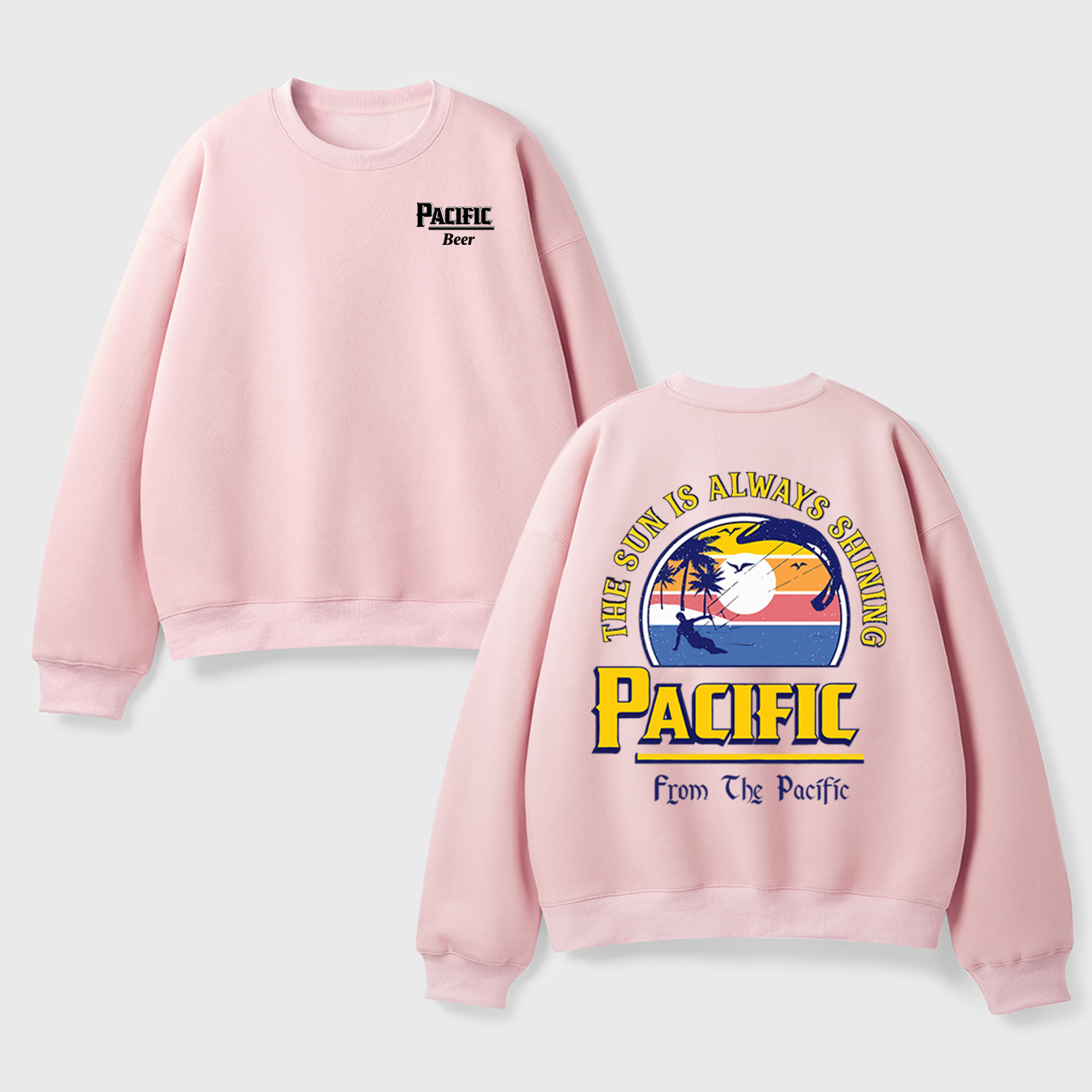 The Sun Always Shining Beer Fleece Sweatshirt