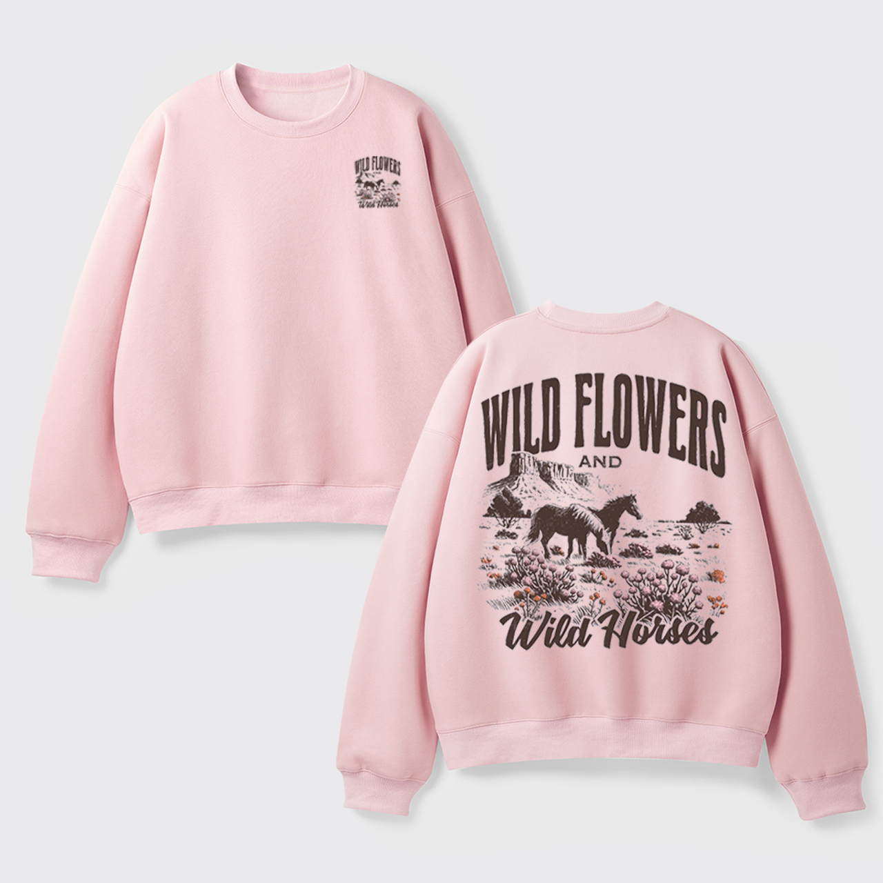 Western Stay Wild Fleece Sweatshirt