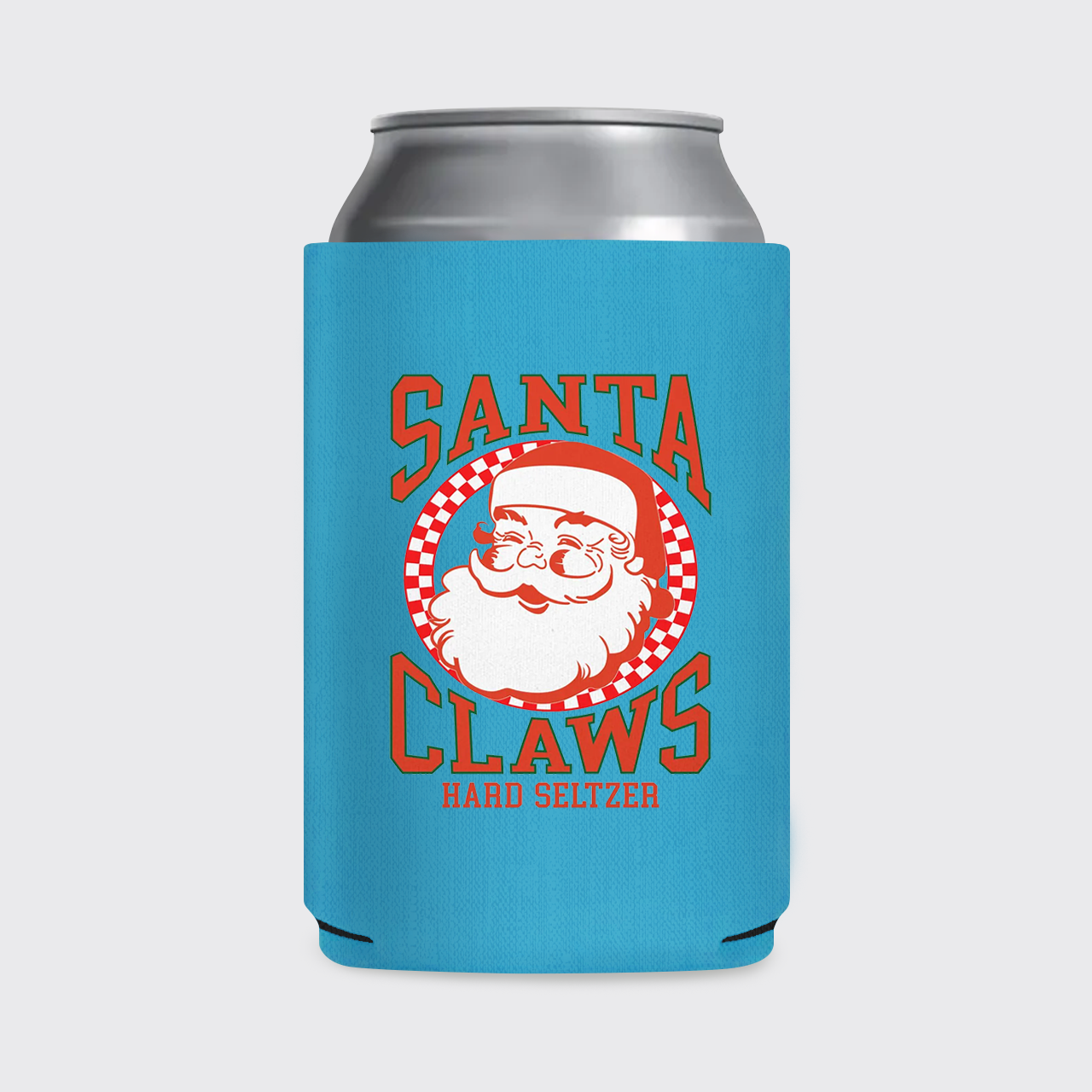 Santa Claws Christmas Koozie
