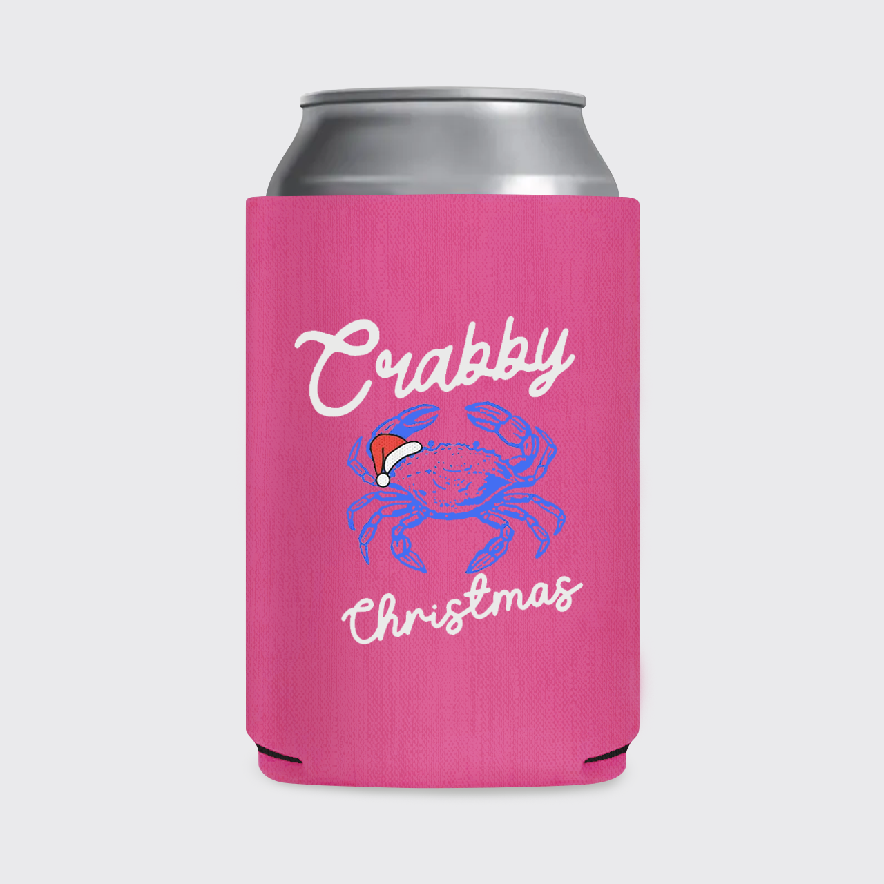 Crabby Christmas Koozie