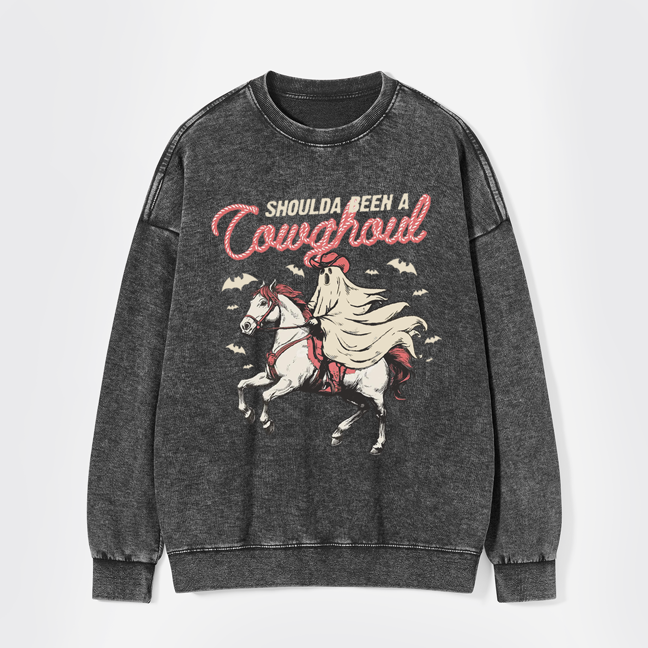 Shoulda Been a Cowghoul Washed Sweatshirts