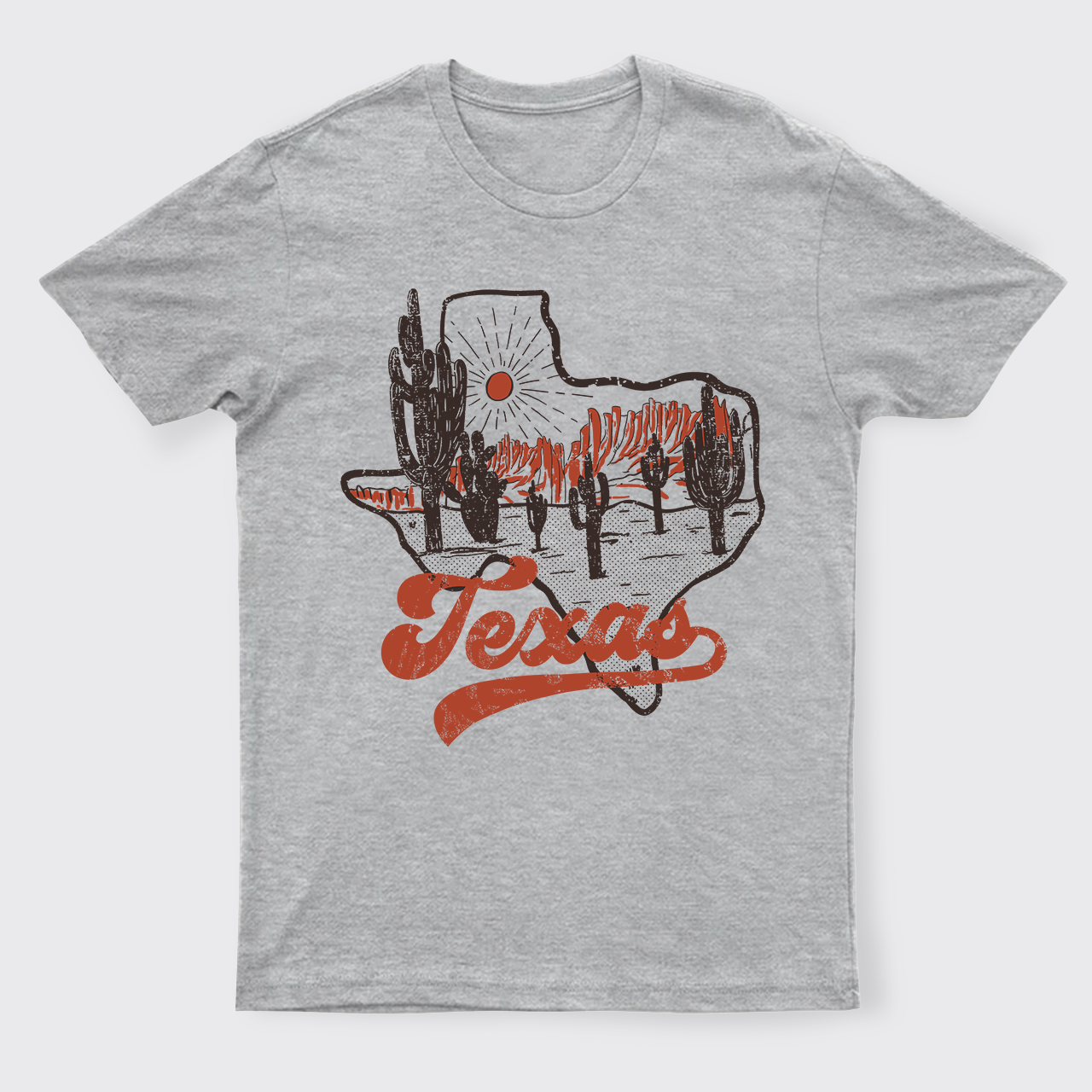Texas Sunset Vintage T-Shirts