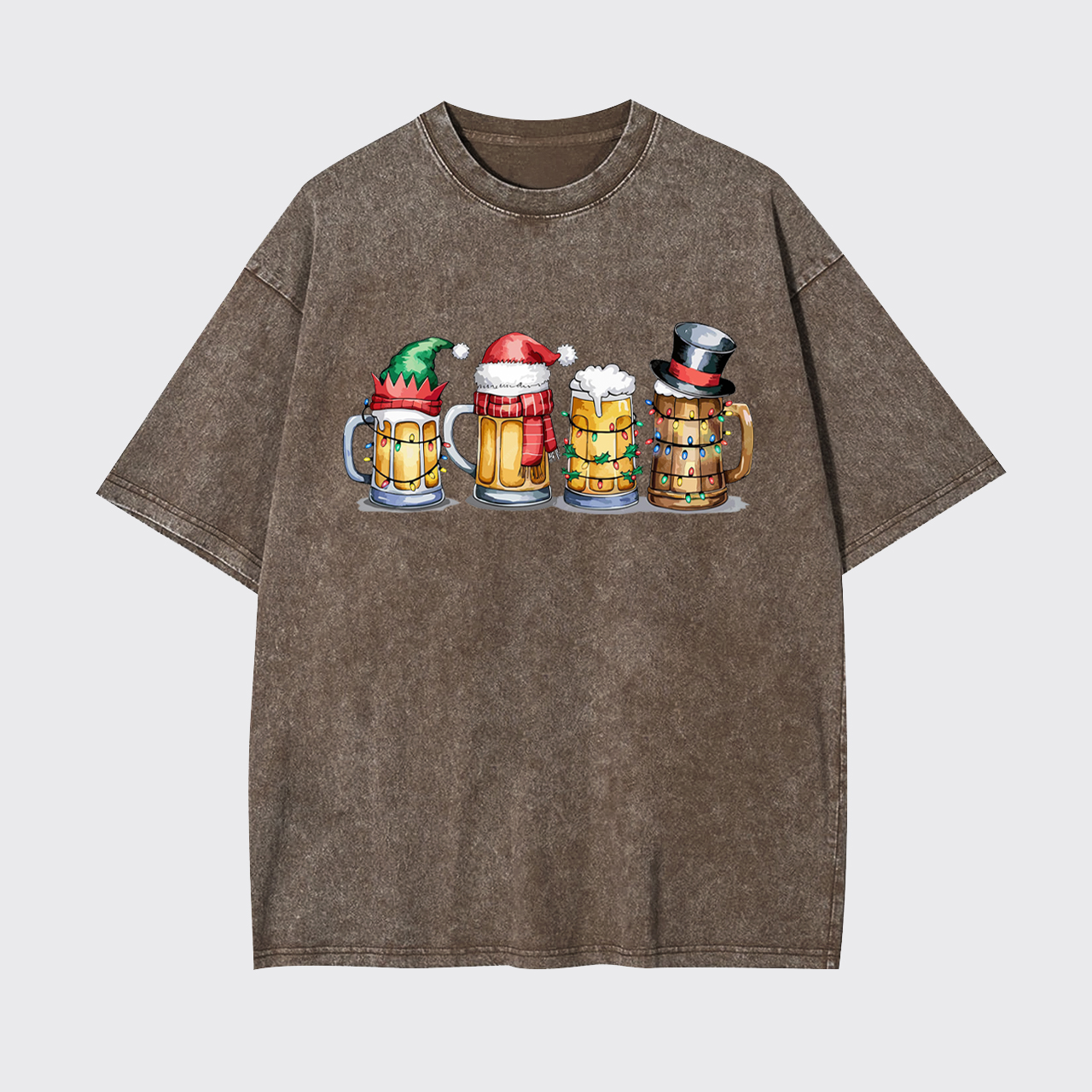 Christmas Beer Garment-dye Tees