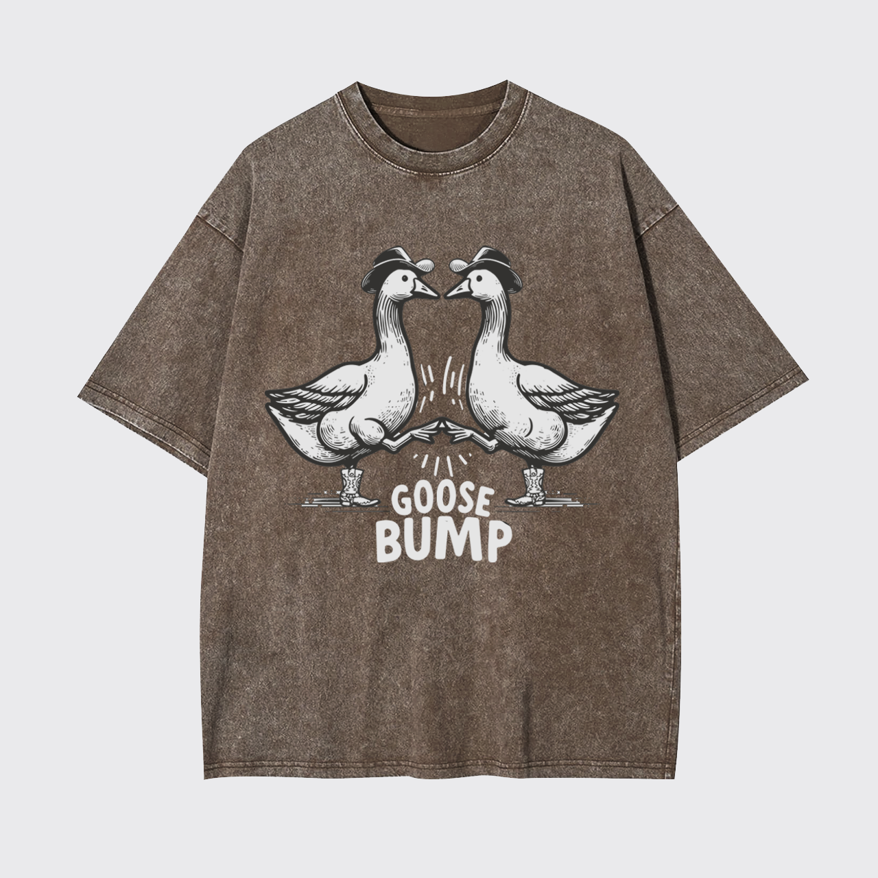 Funny Goose Bump Garment-dye Tees