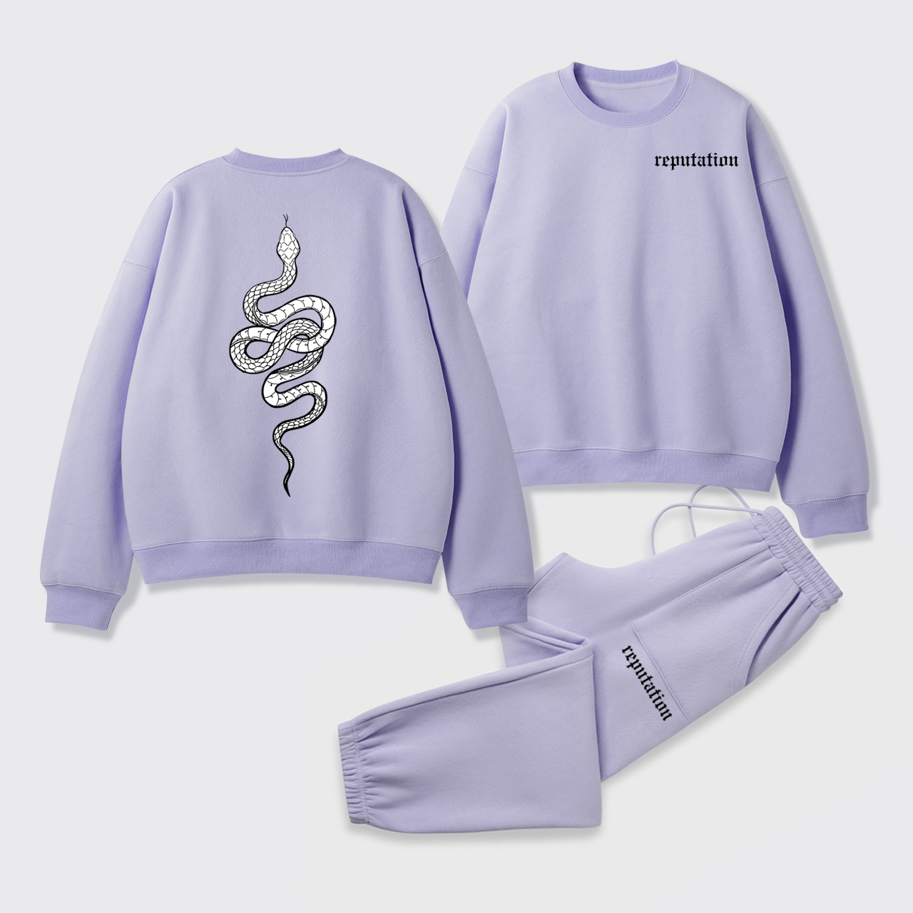 Fleece Reputation Look What You Made Me Do Sweatshirt Set