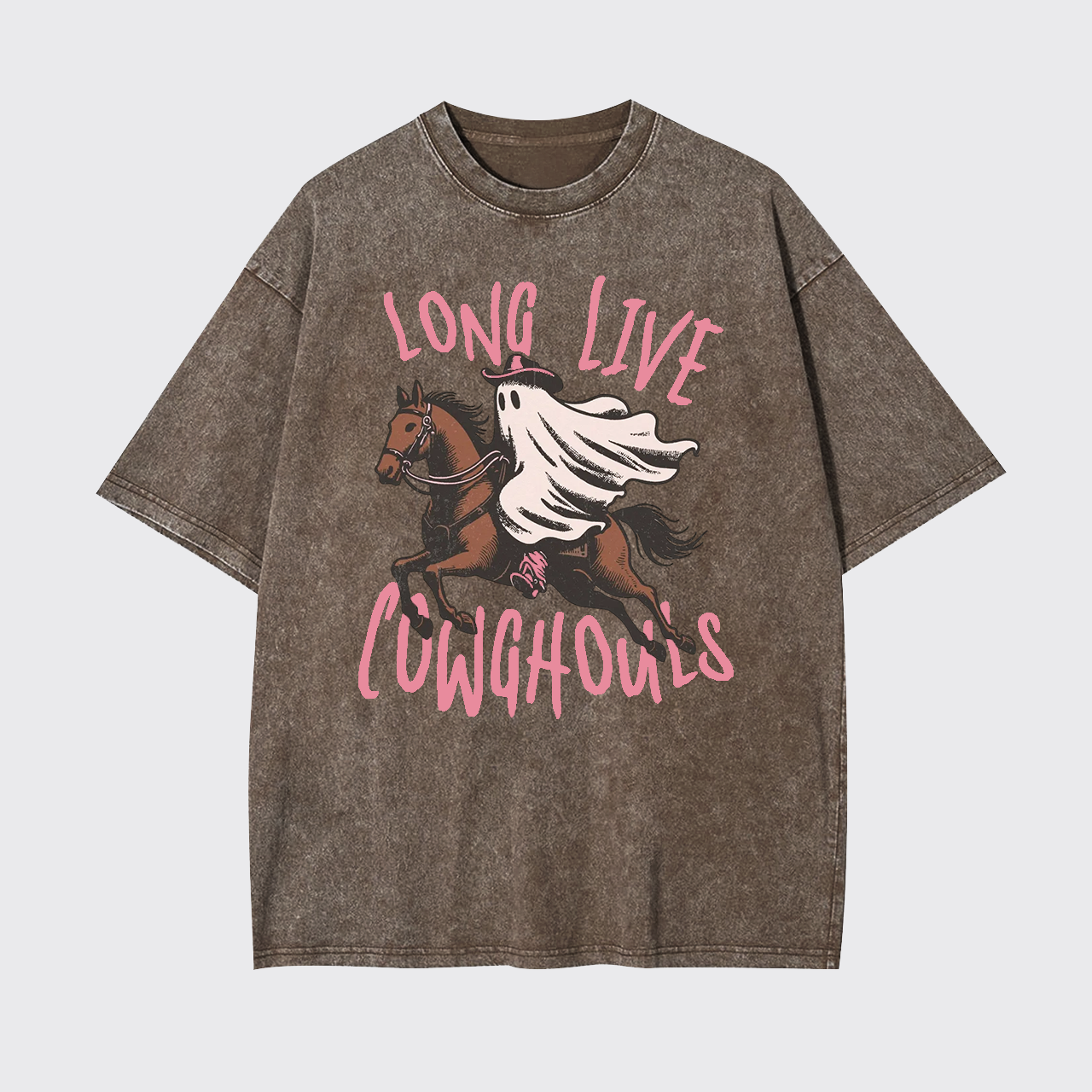Long Live Cowghouls Halloween Garment-dye Tees