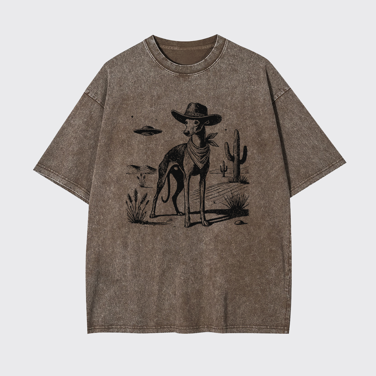 Whippet Vintage UFO Western Garment-dye Tees