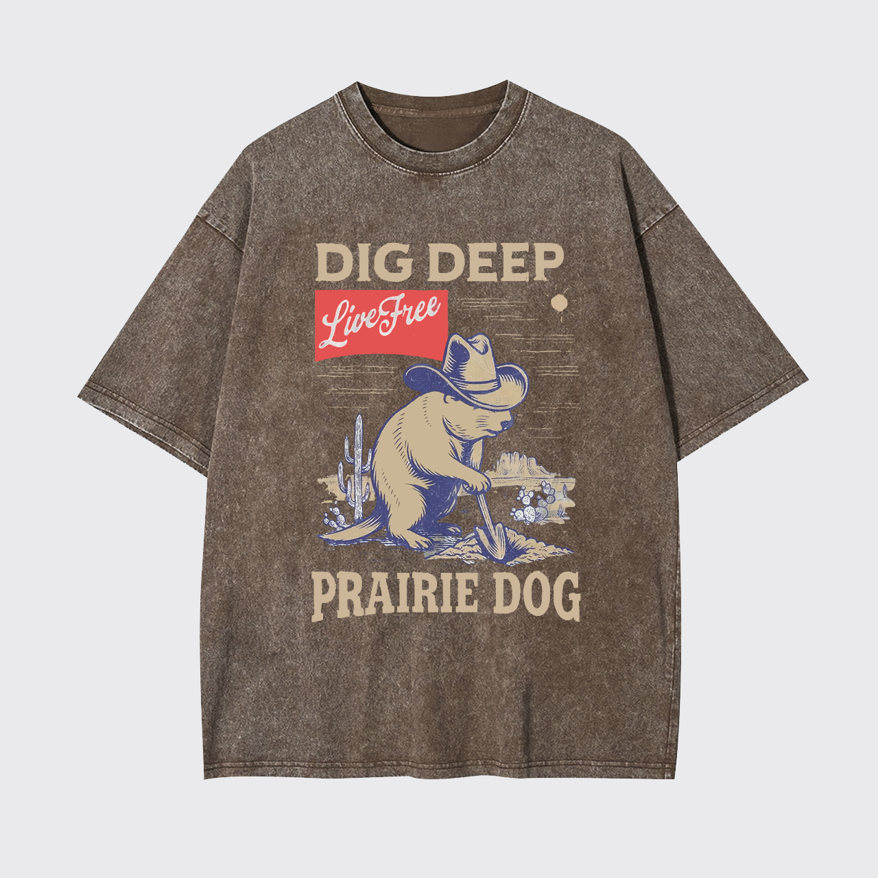 Dig Deep Live Free Garment-dye Tees