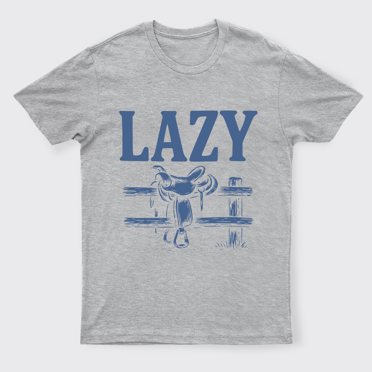 Lazy Cowboy Saddle T-Shirts