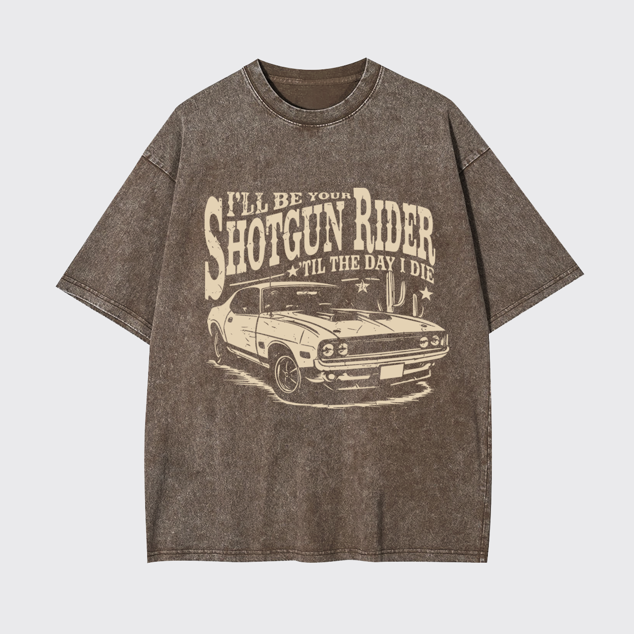 Country Music Western Rider Garment-dye Tees