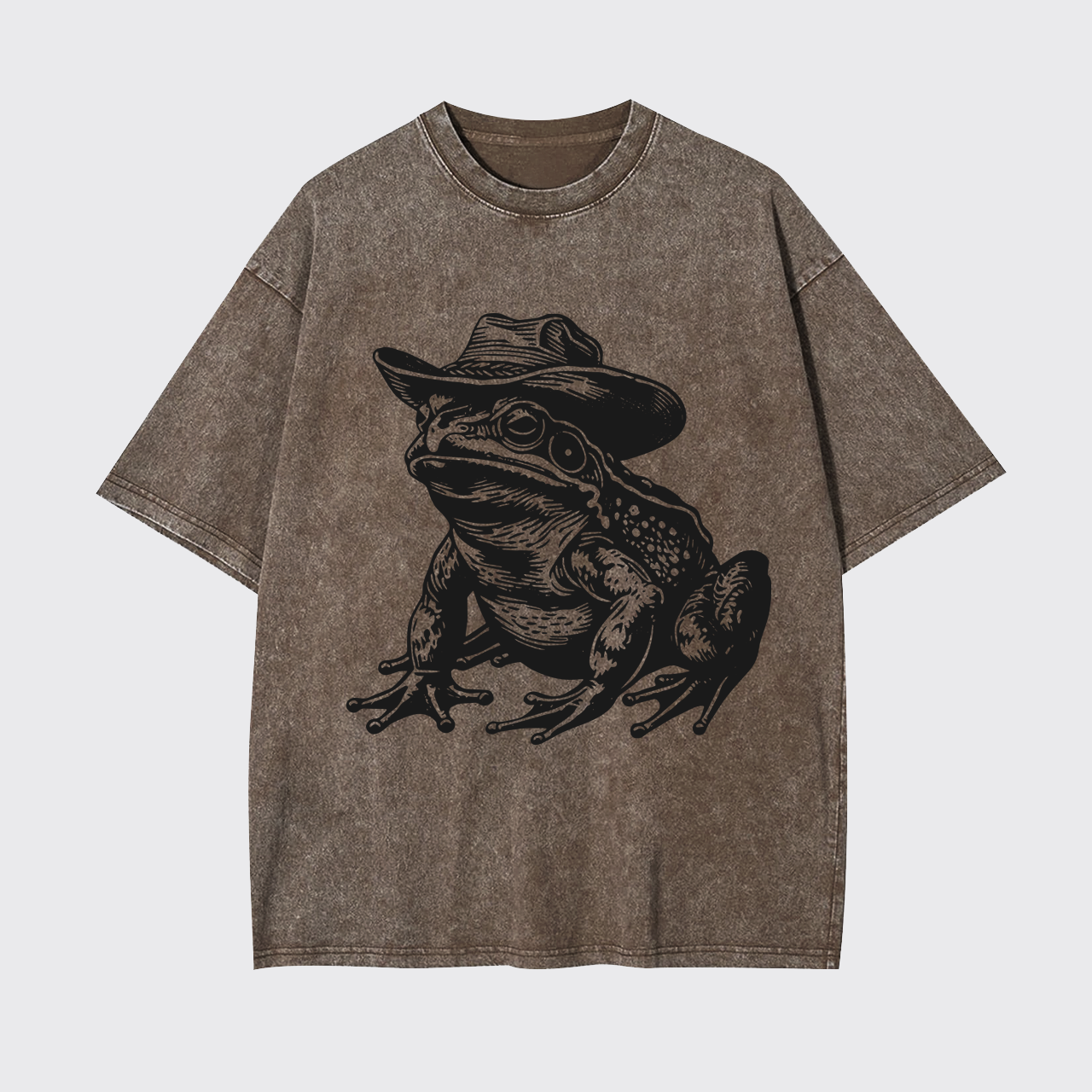 Vintage Cowboy Frog Garment-dye Tees