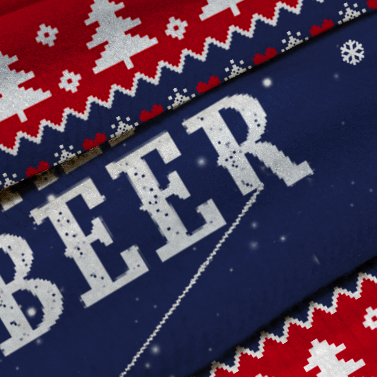 Country Music Titties And Beer Ugly Knit Sweatshirt