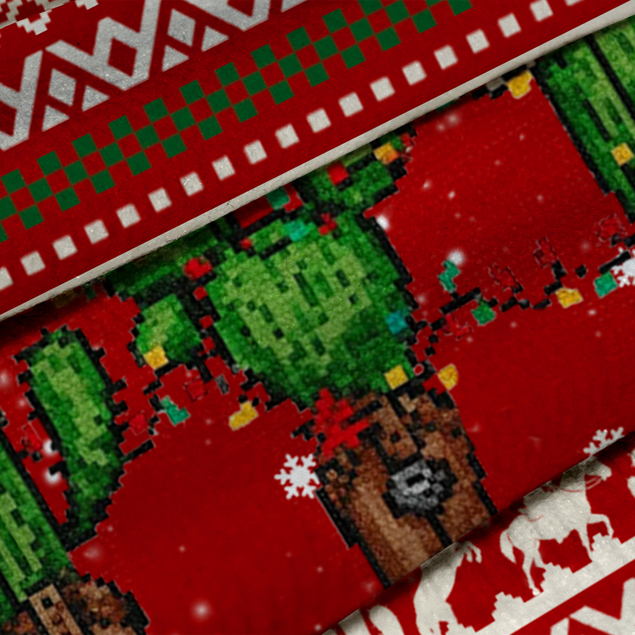 Merry Christmas Ugly Knit Sweatshirt