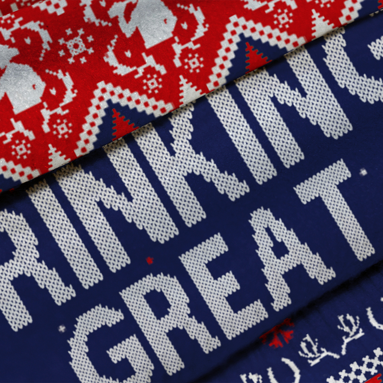 Make Drinking Great Again Ugly Knit Sweatshirt