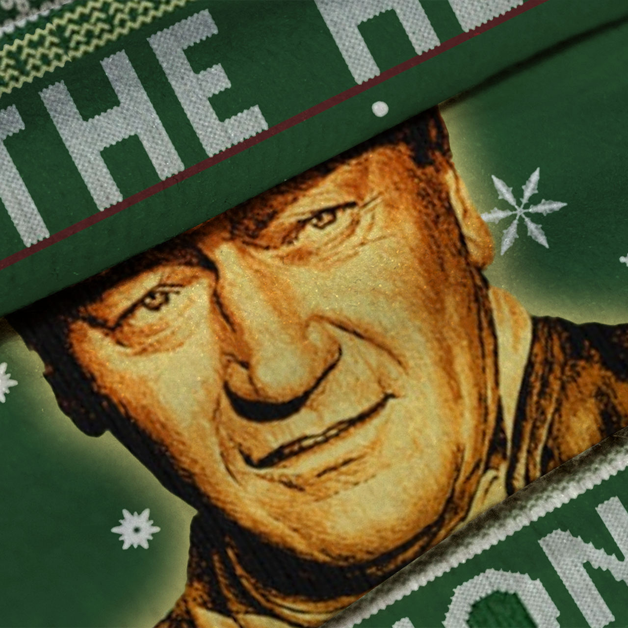 The Hell I Won't 1980s TV Show Quote Ugly Knit Sweatshirt