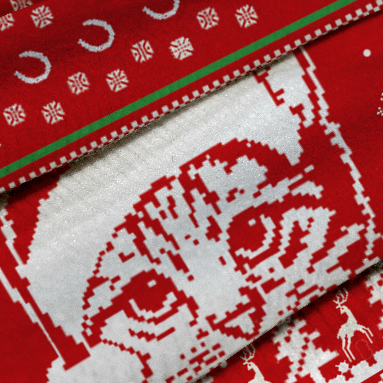 Meowy Christmas Ugly Knit Sweatshirt