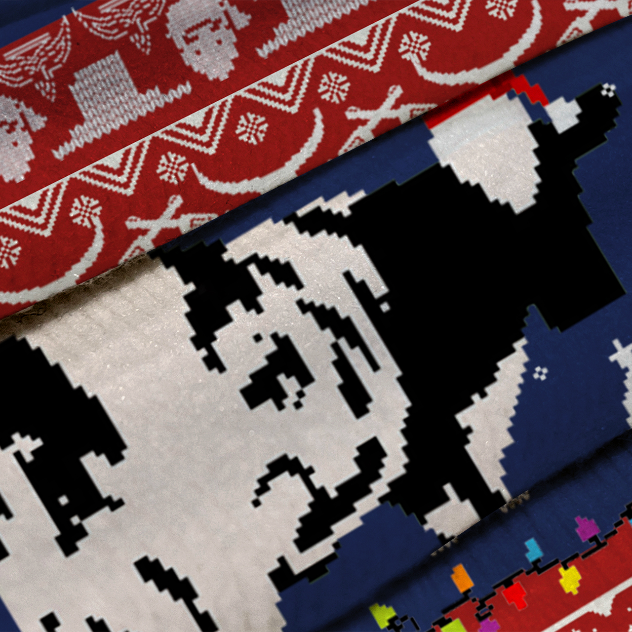 Merry Kiss My Ass Ugly Knit Sweatshirt