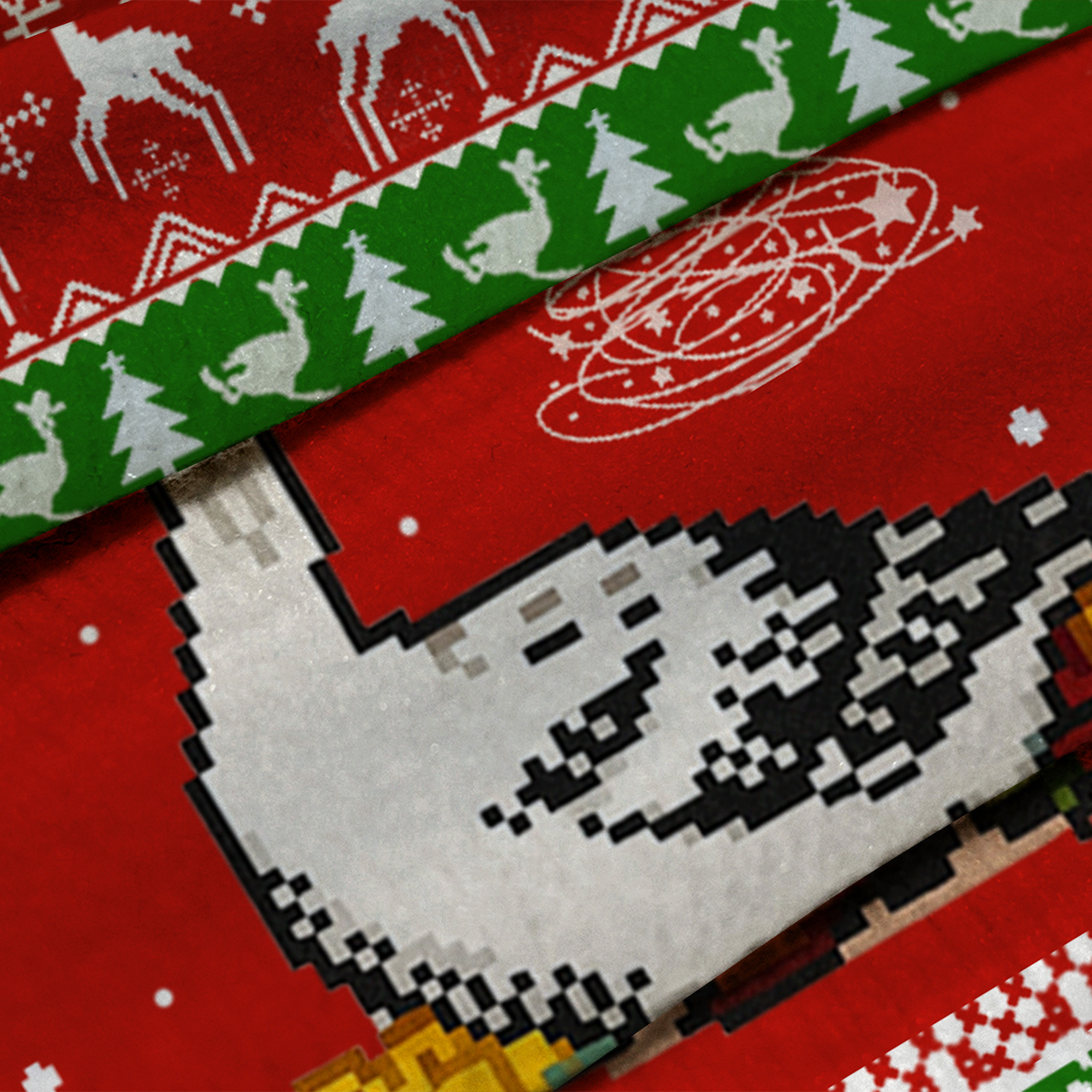 Christmas Funny Goose Ugly Knit Sweatshirt