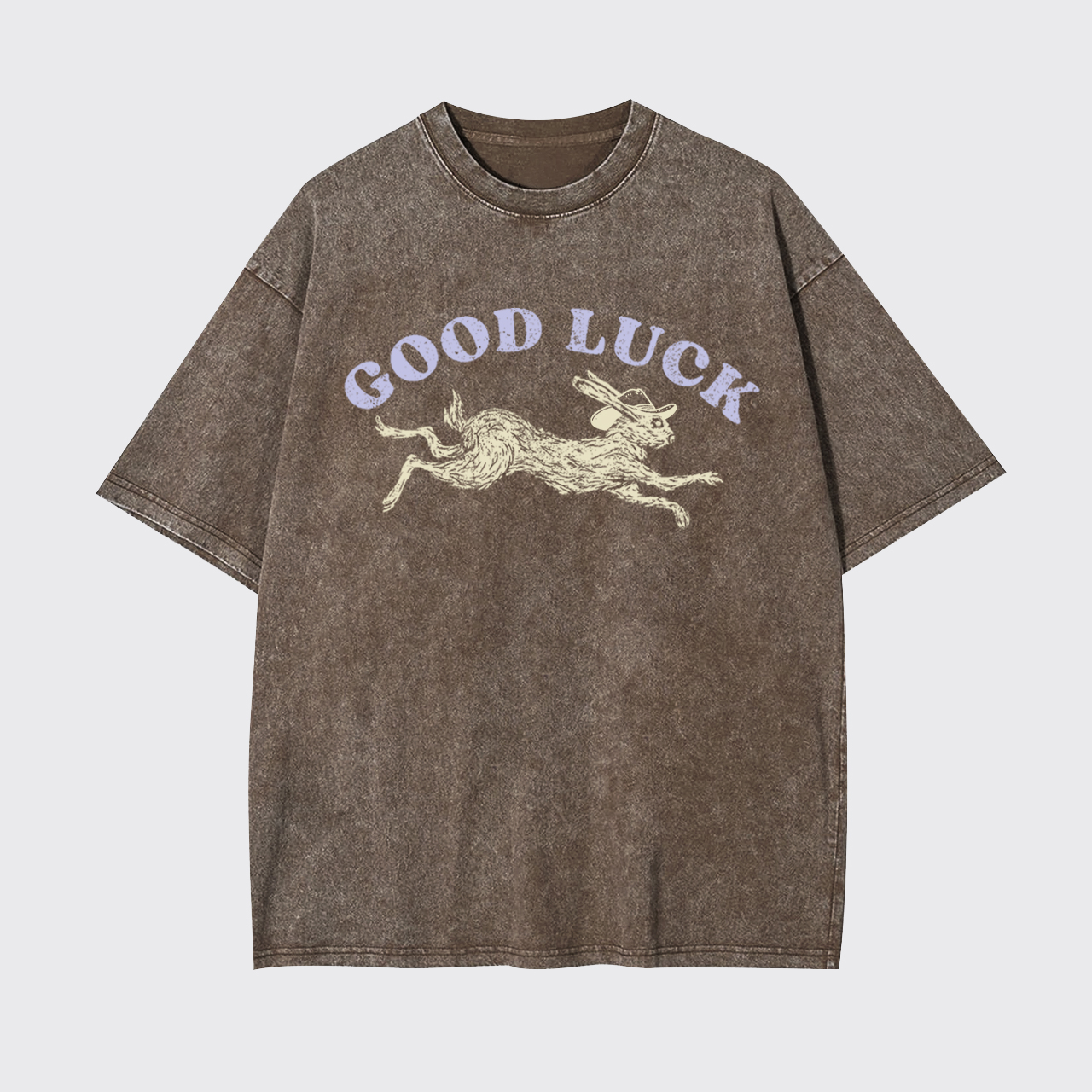 Good Luck Rabbit Garment-dye Tees