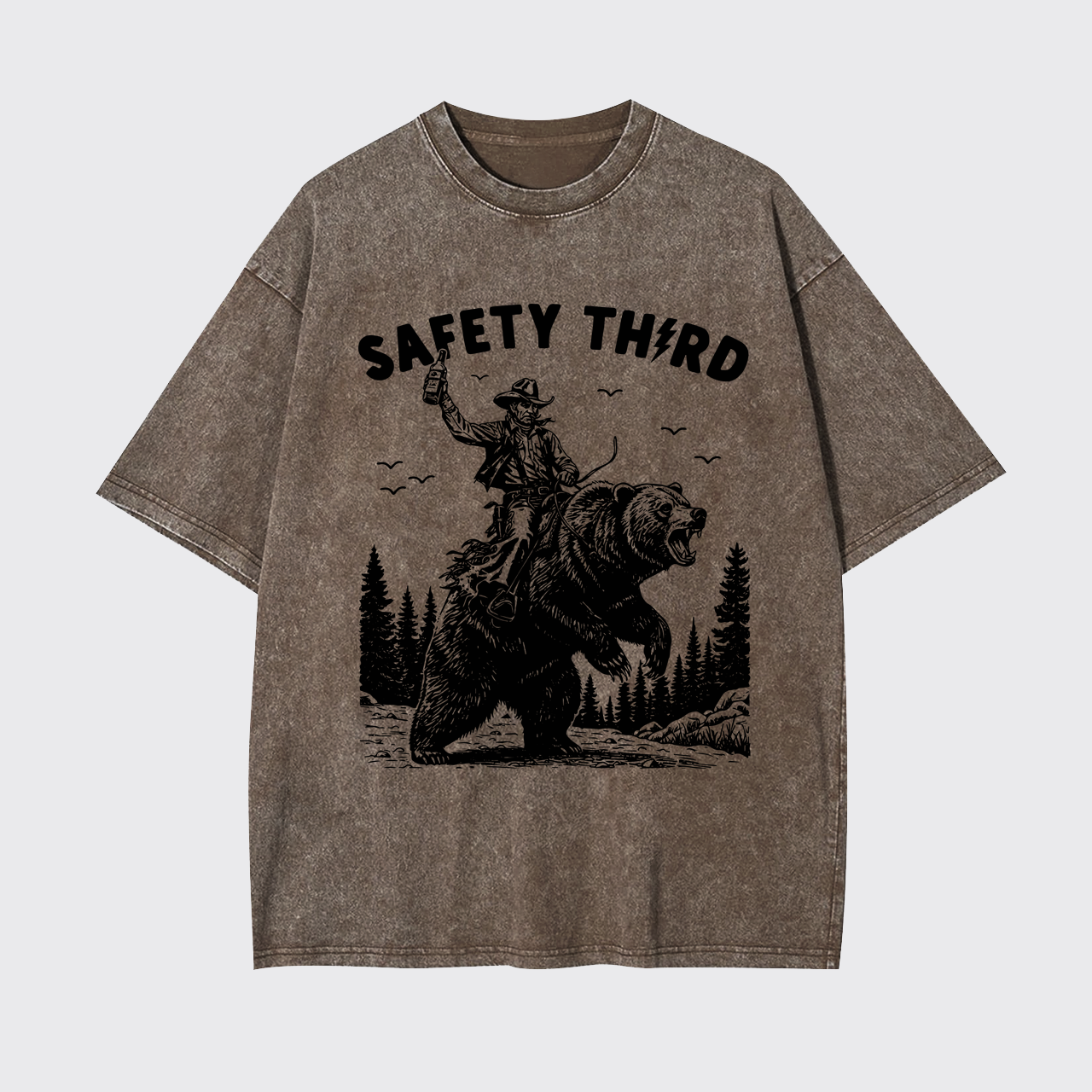 Safety Third Garment-dye Tees