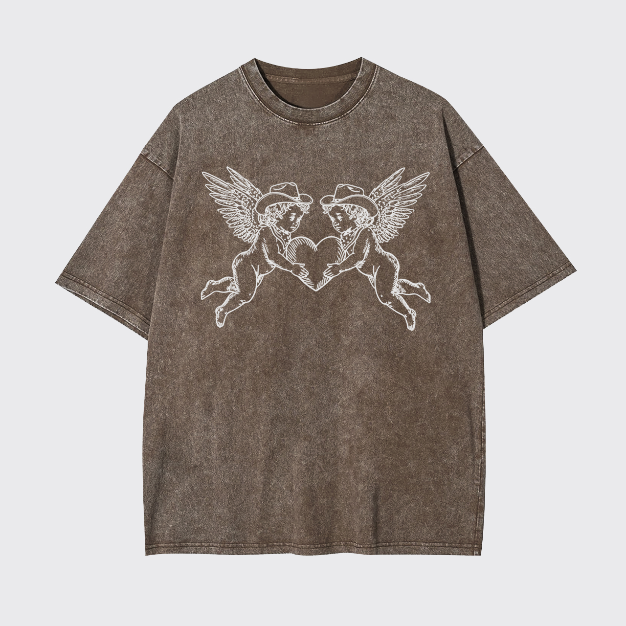 Valentine's Day Angel Garment-dye Tees