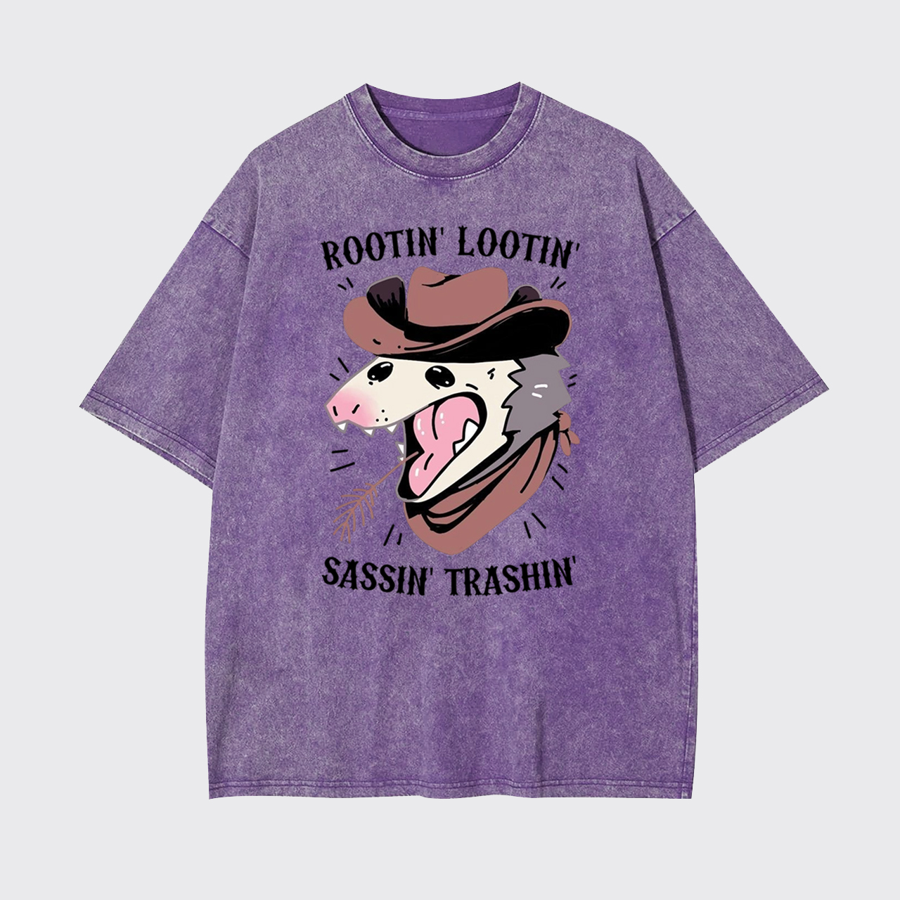 Rootin' Lootin Sassin' Trashin Garment-dye Tees