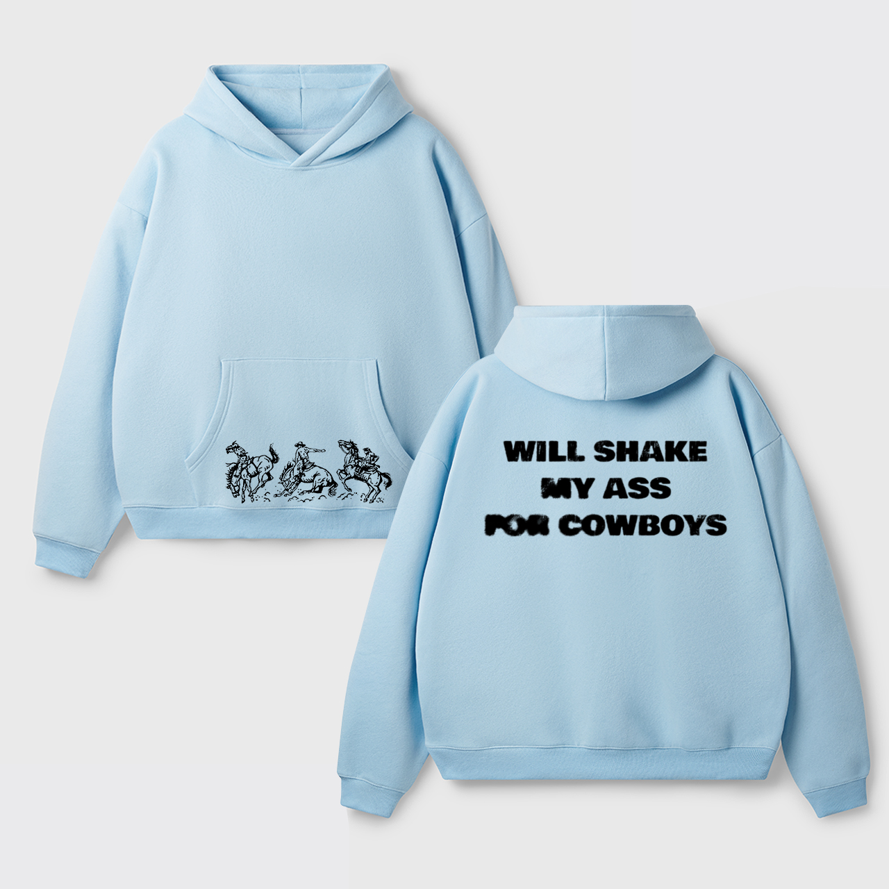 Shake For Cowboys Fleece Hoodie
