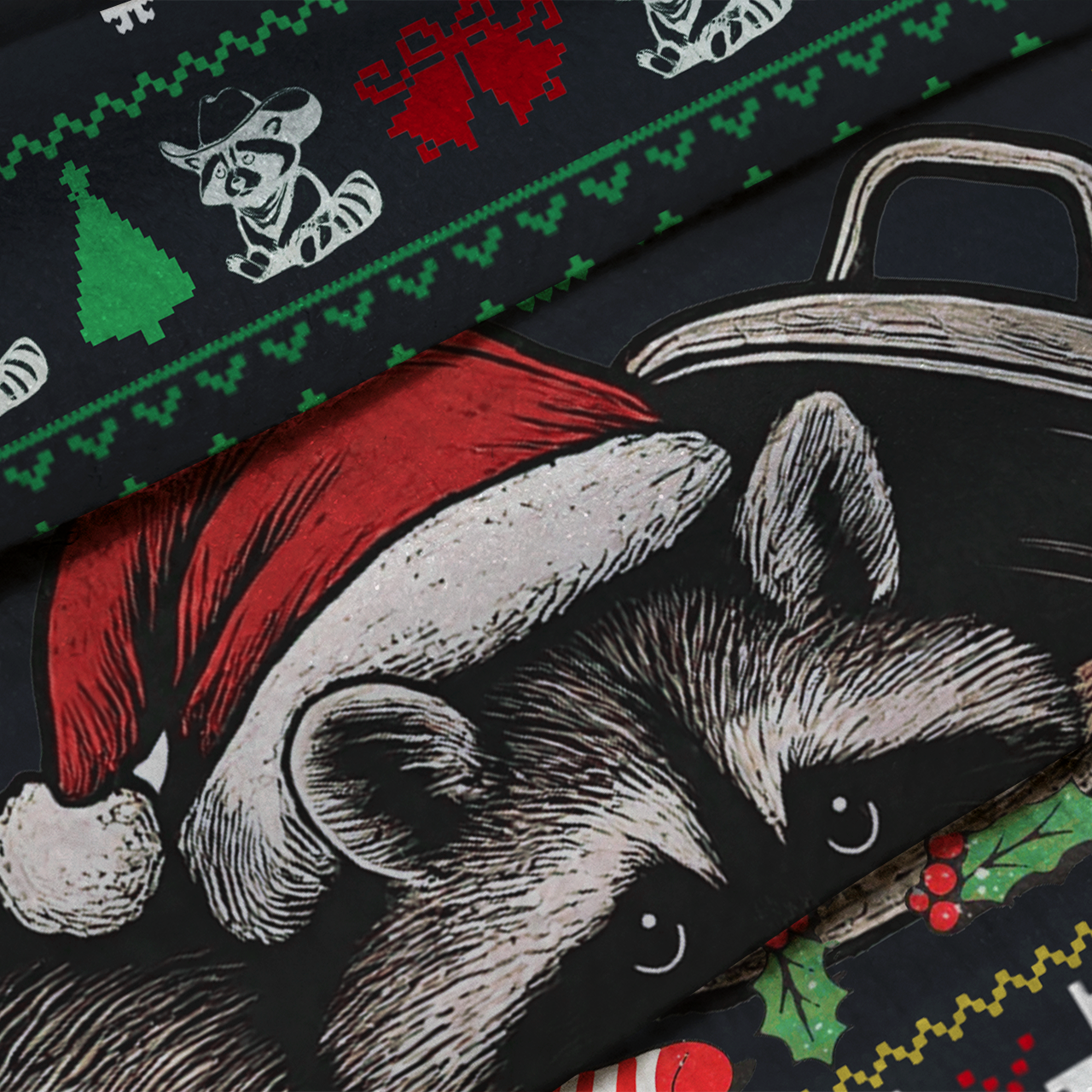 I'm Just Here For The Snacks Ugly Knit Sweatshirt