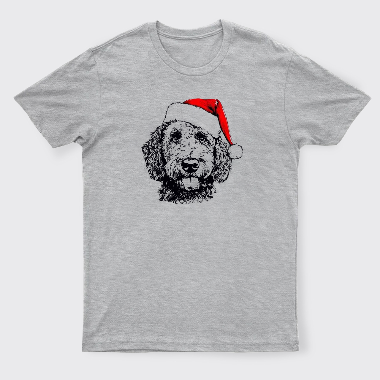 Custom Santa Paws Dog Breed T-Shirts