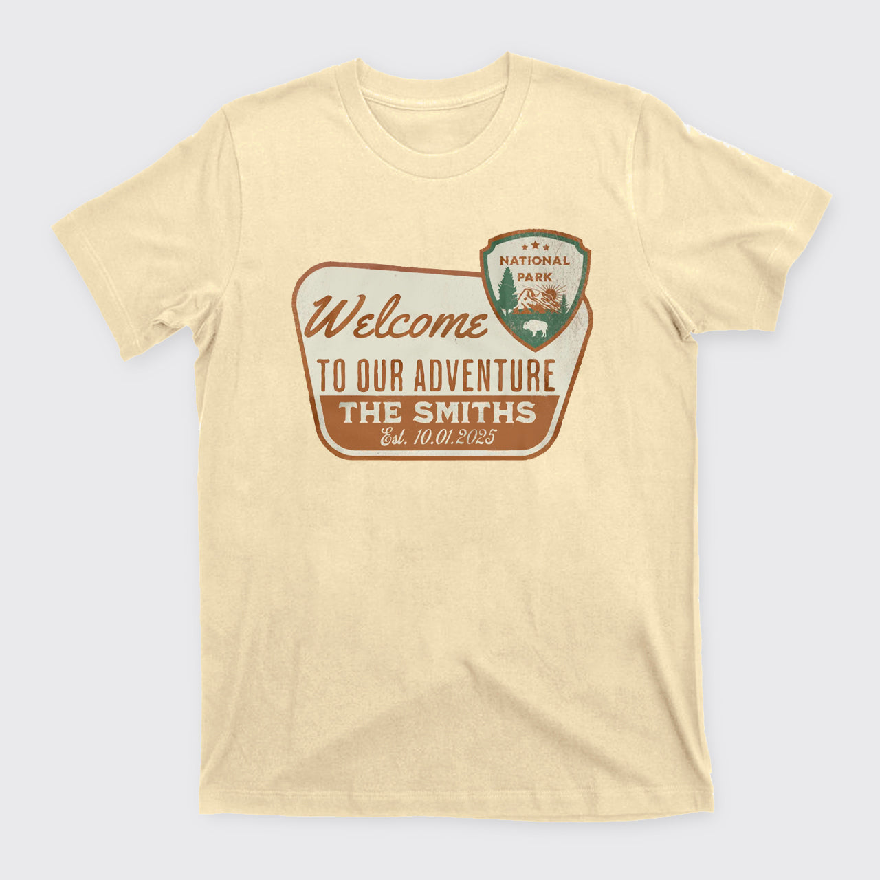 Personalized National Park Sign T-Shirts