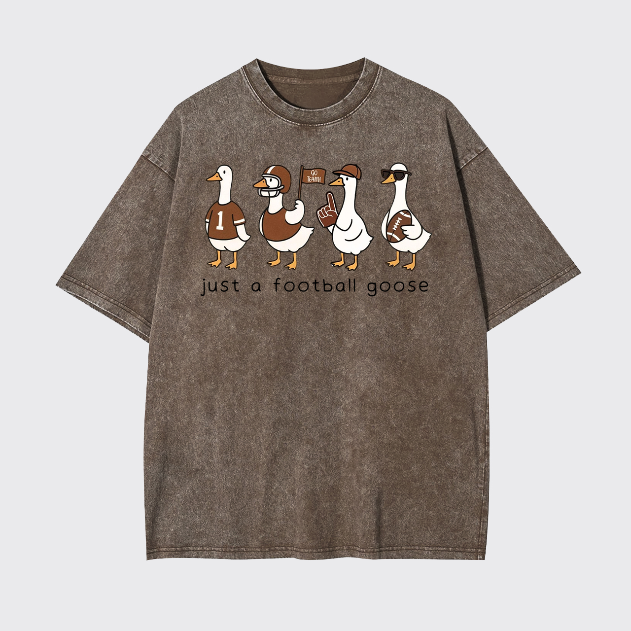 Silly Goose Football Garment-dye Tees
