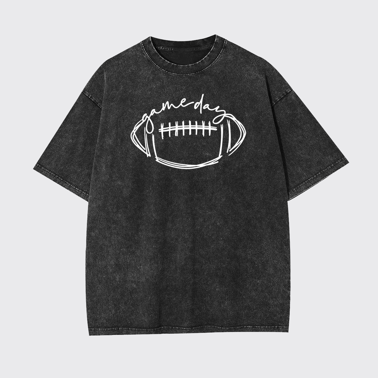 Game Day Vibes Football Garment-dye Tees