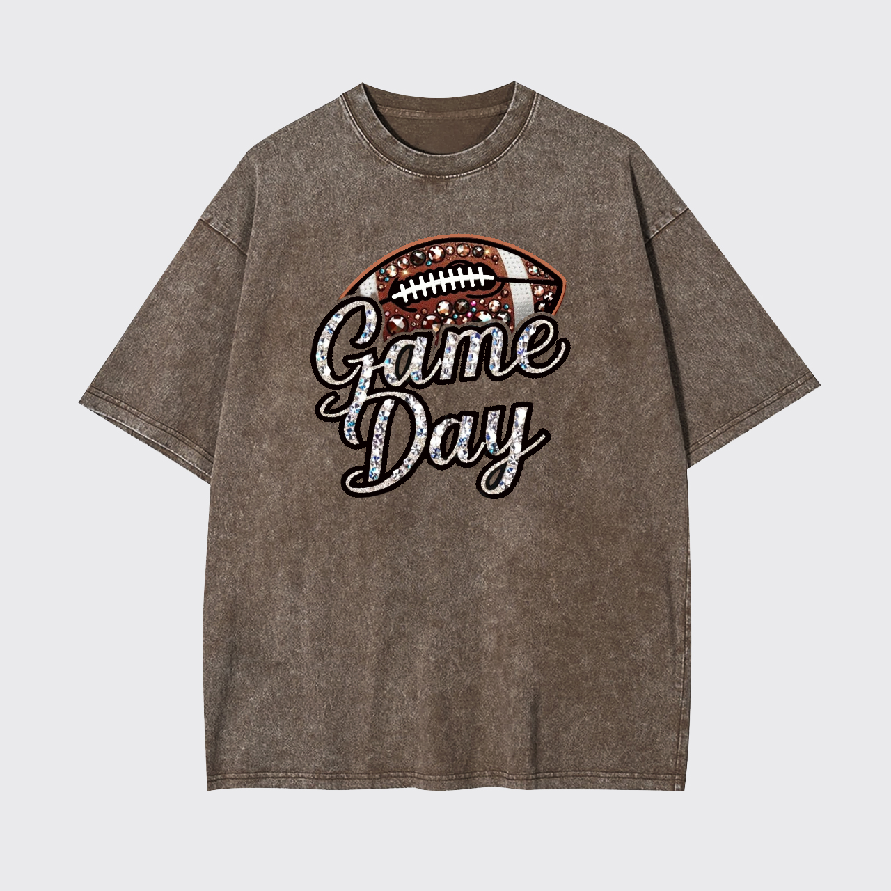 Game Day Trendy Football Garment-dye Tees