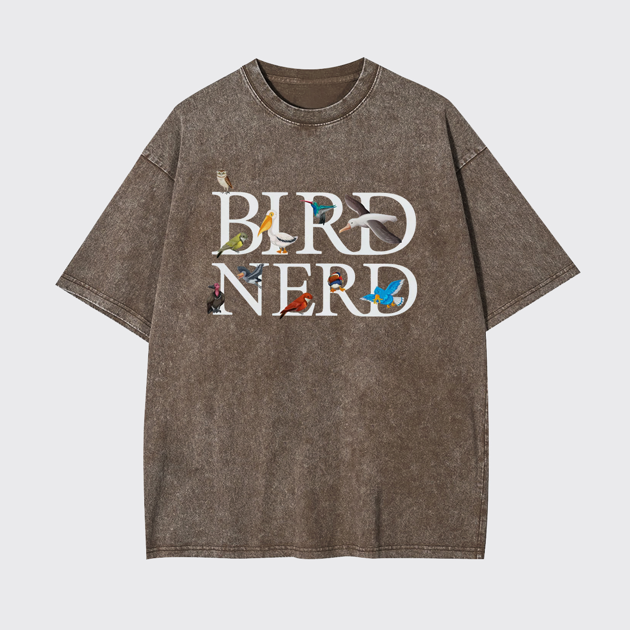 Bird Nerd Bird Watcher Garment-dye Tees
