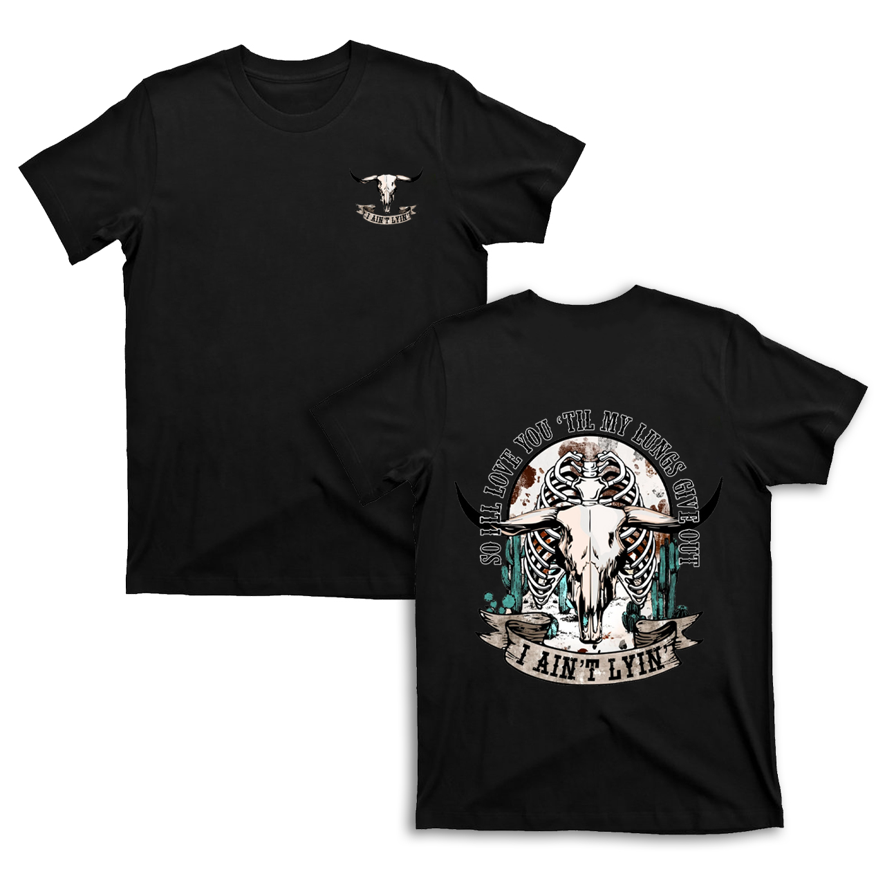 So I'll Love You Til My Lungs Give Out Valentine T-Shirts