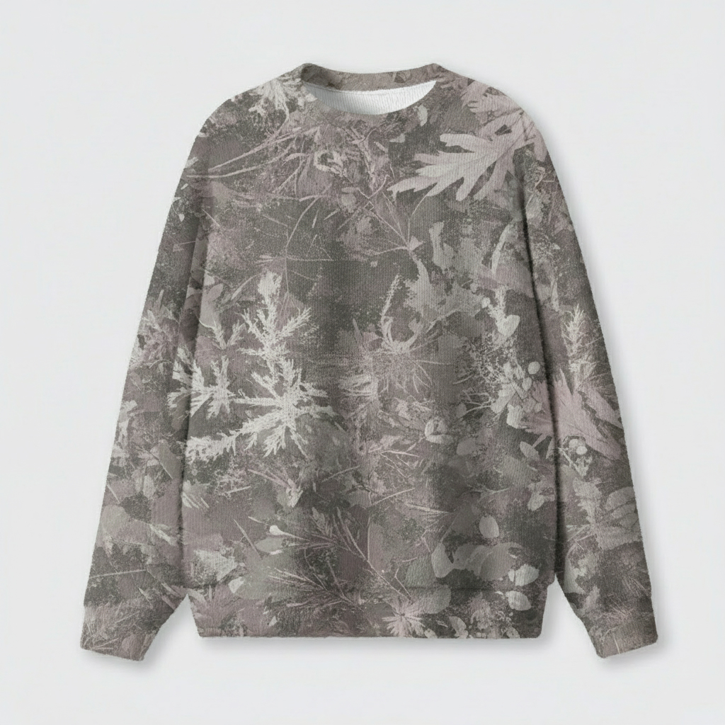 Forest Camo Knit Sweatshirt