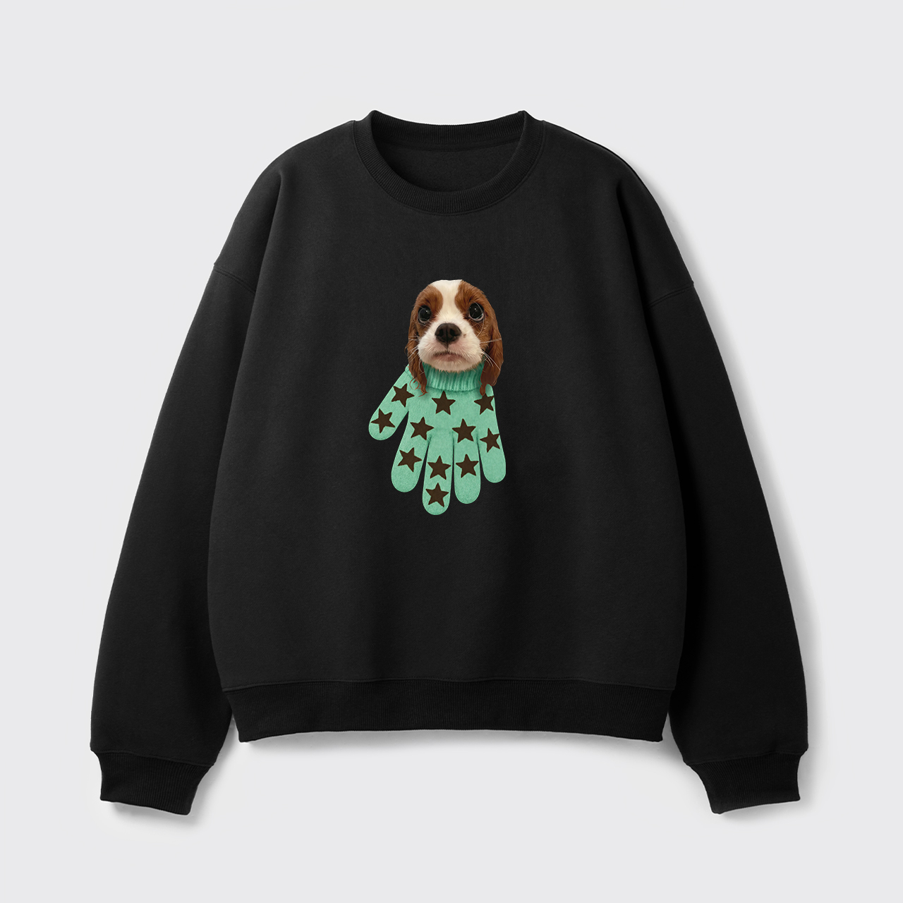 Personalized Pet in a Glove Fleece Sweatshirt