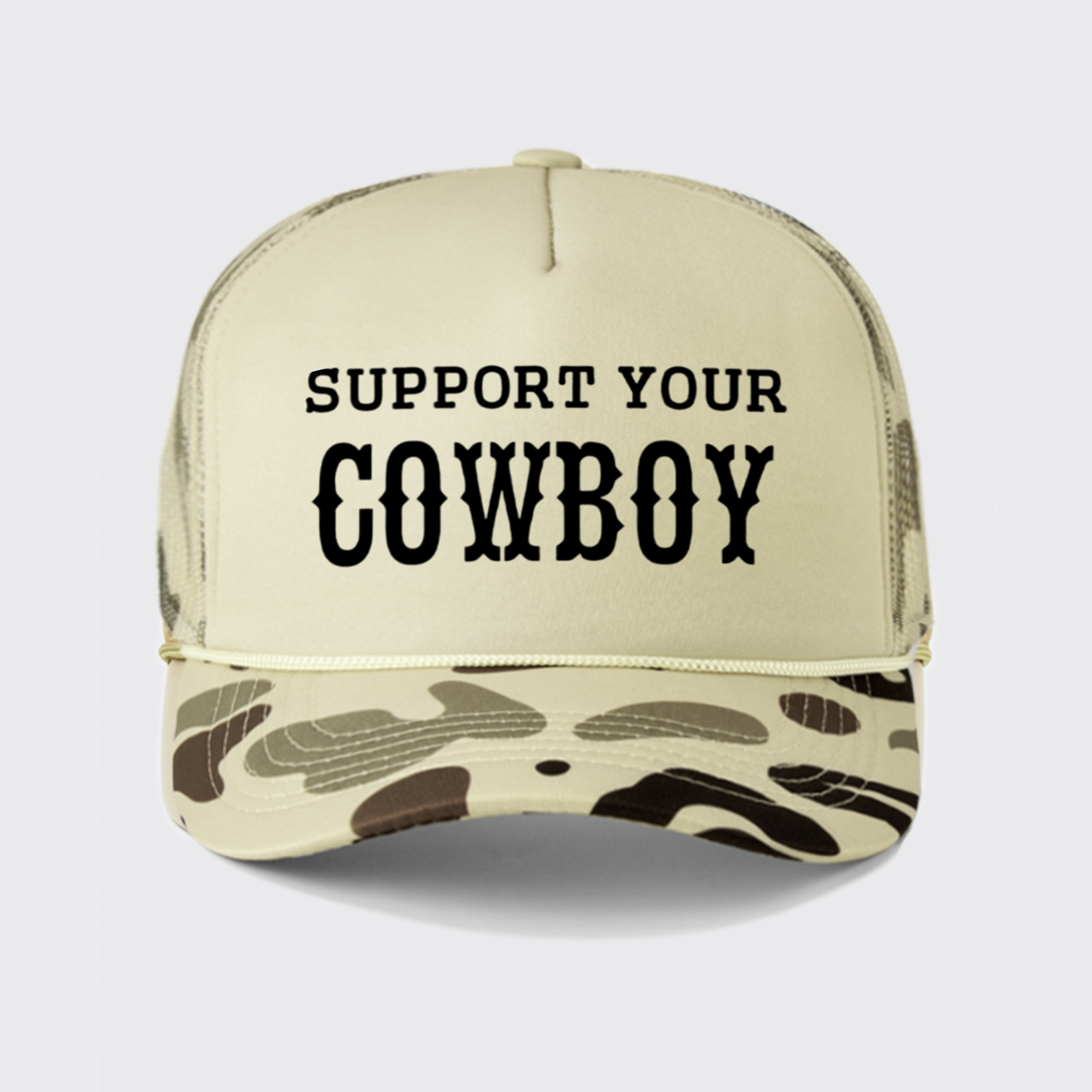 Support Your Cowboy Trucker Hat