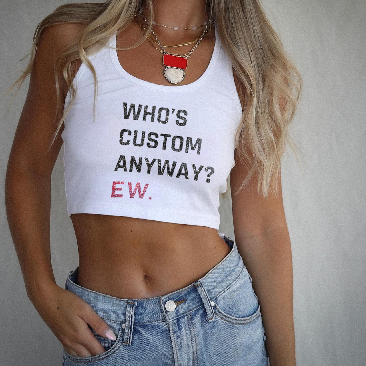 Personalized Who's Anyway Music Tank Top