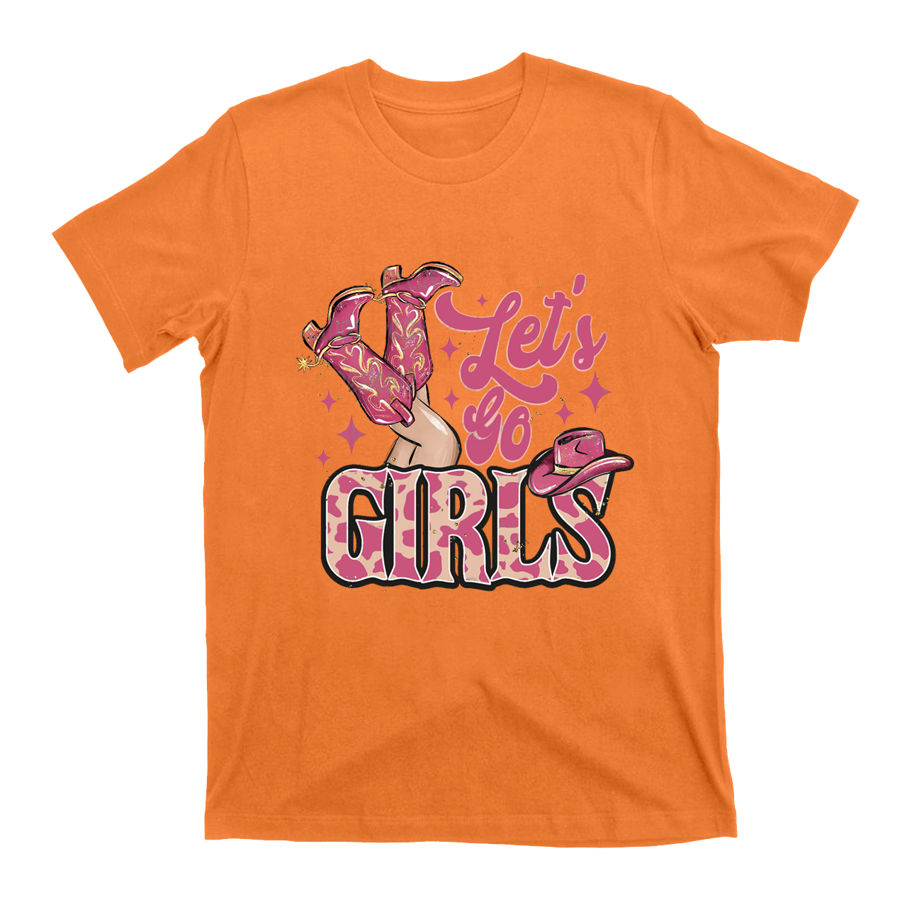 Let's Go Girls Westner Cowgirl  T-shirt