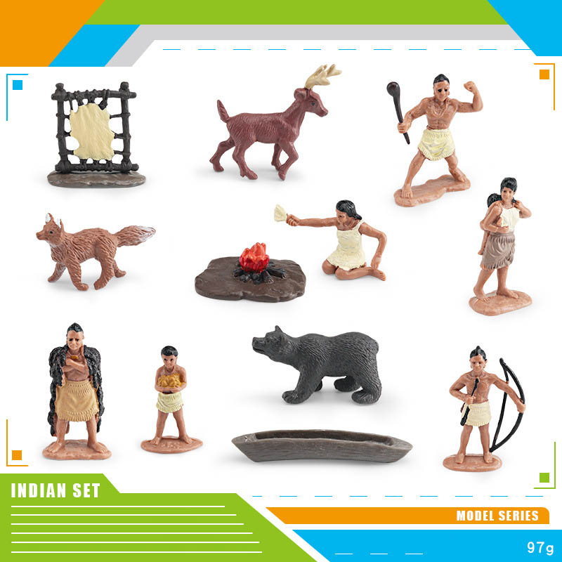 Western Cowboy Figure Toy Set