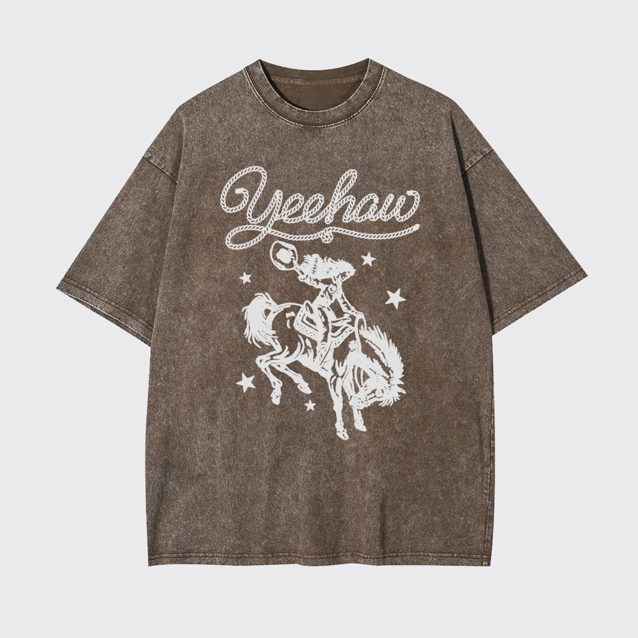 Yeehaw Cowgirl Garment-dye Tees