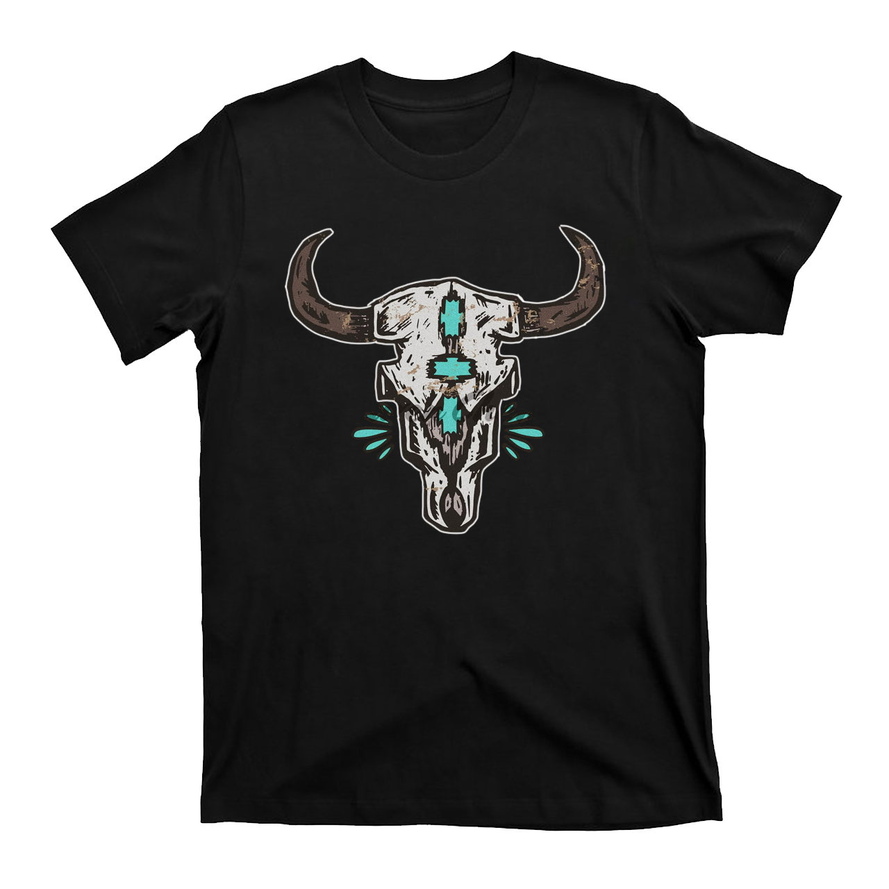 Interstellar Cow Skull T-Shirt