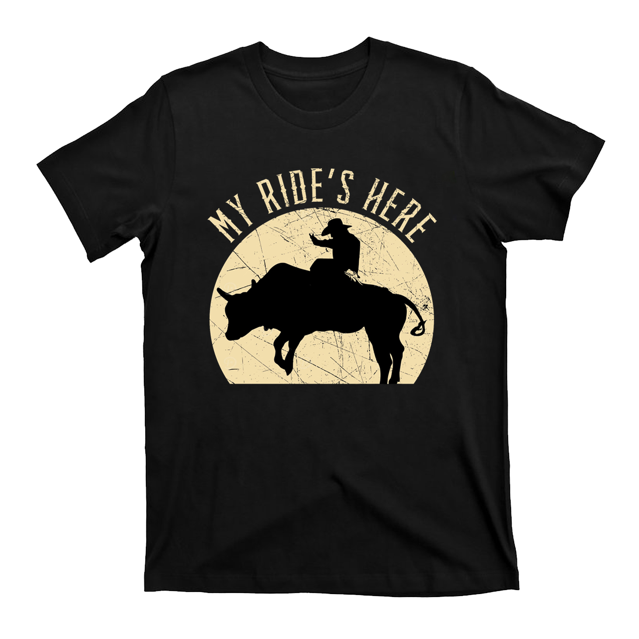 My Rides Here Cowboy T-Shirts