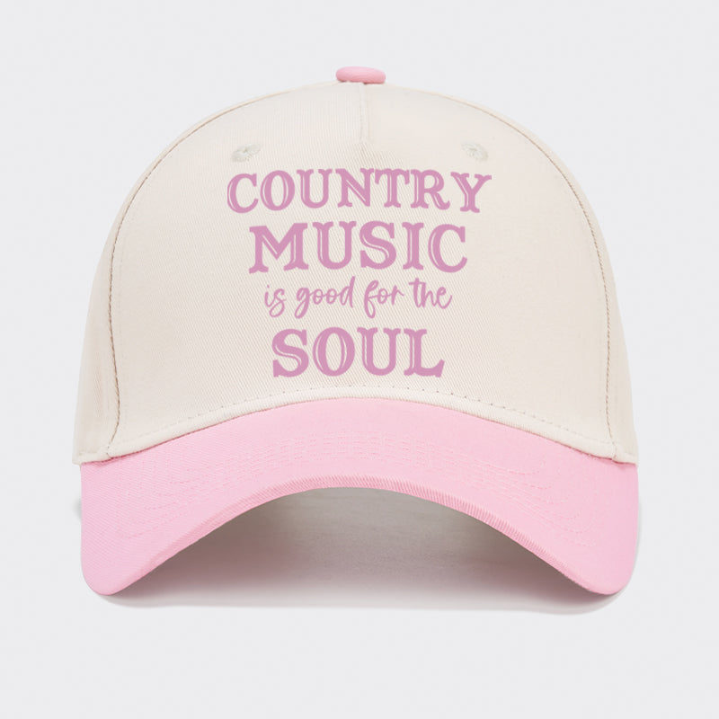 Country Music Is Good For The Soul Baseball Cap