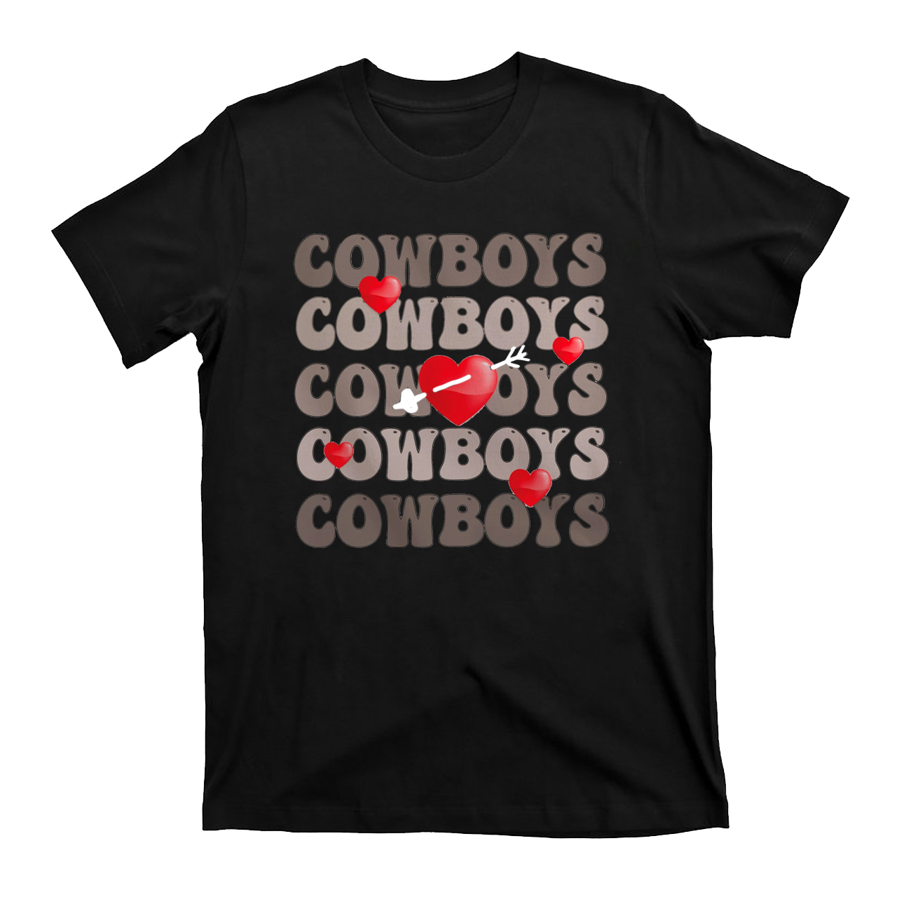 Howdy Cowboy Sweetheart Valentine  T-Shirts